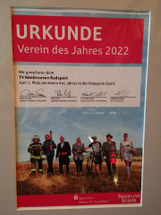 Auszeichnung „Verein des Jahres“