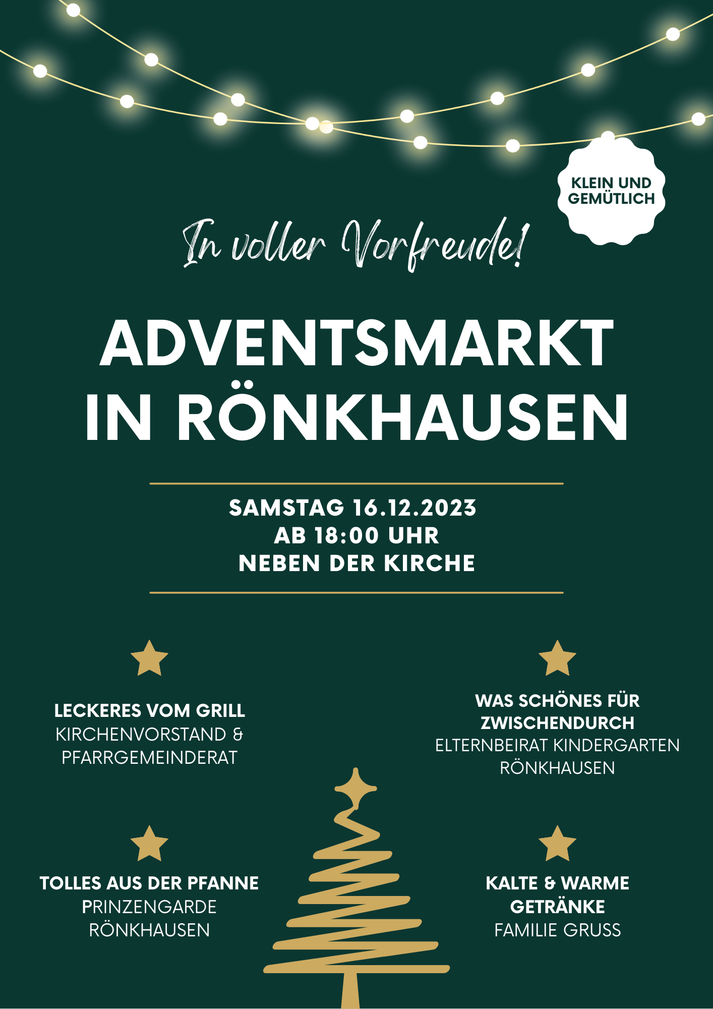 Plakat Adventsmarkt 2023