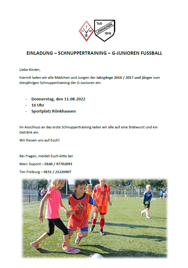 Schnuppertraining