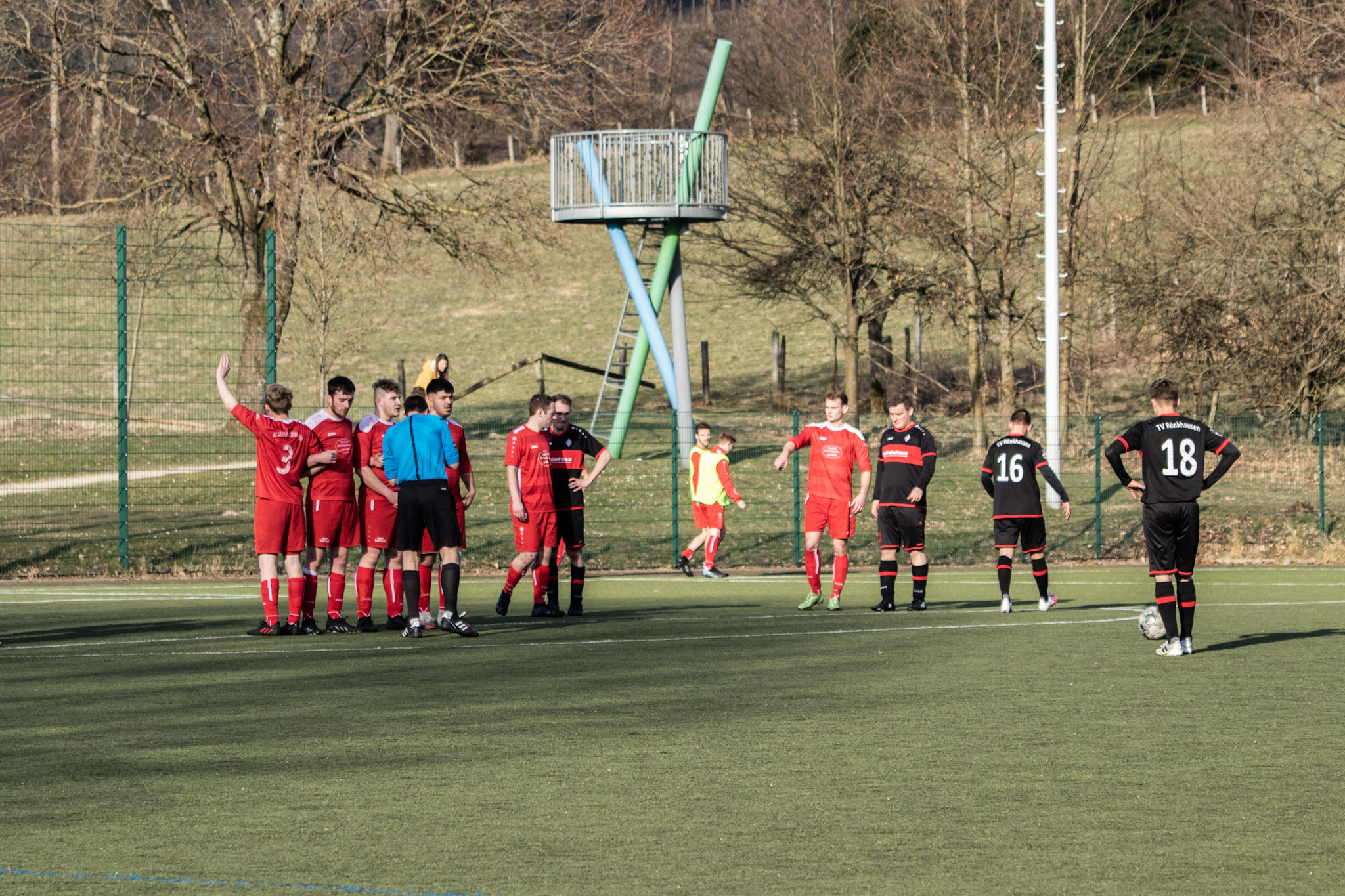 Freistoß TVR vs SG SaalhOberh