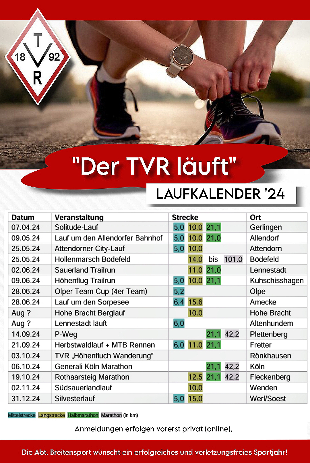 Laufkalender 2024