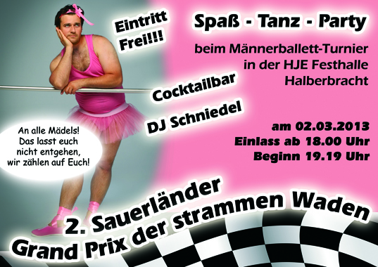 stramme waden 2013 flyer