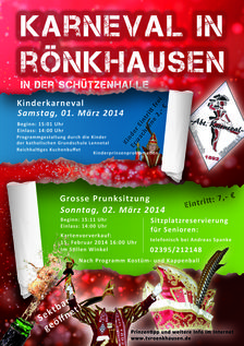 klein 14 prunksitzung plakat