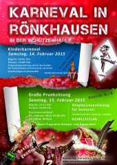 15 prunksitzung plakat