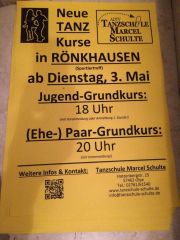 Flyer Tanzschule Schulte