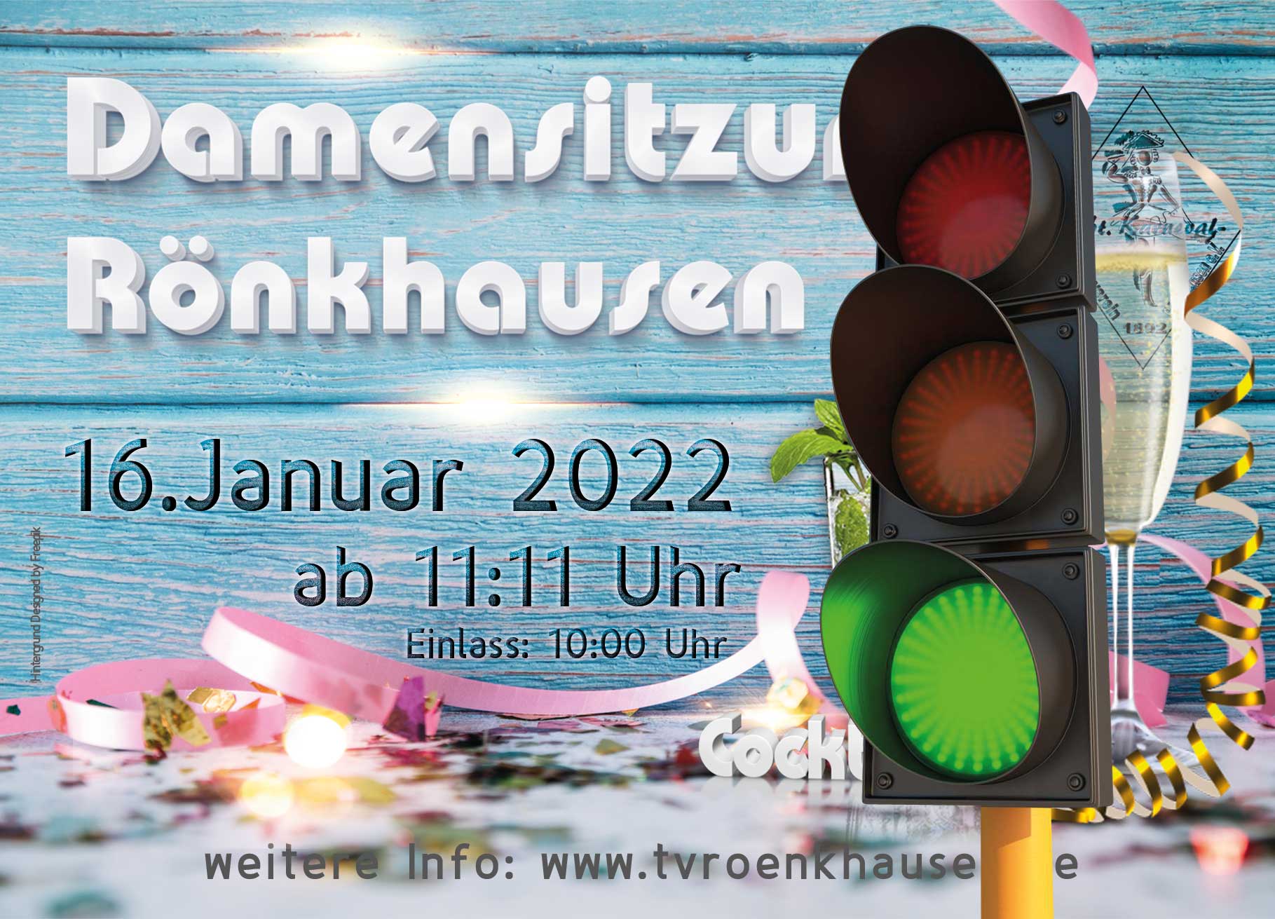 Damensitzung corona gruen