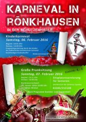 16 prunksitzung plakat